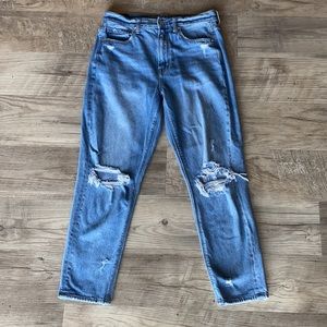 American Eagle Ripped Mom Jeans
